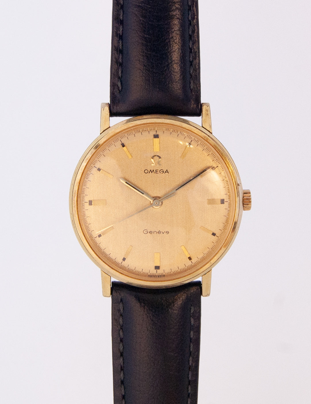 Omega Geneve Brushed Gold