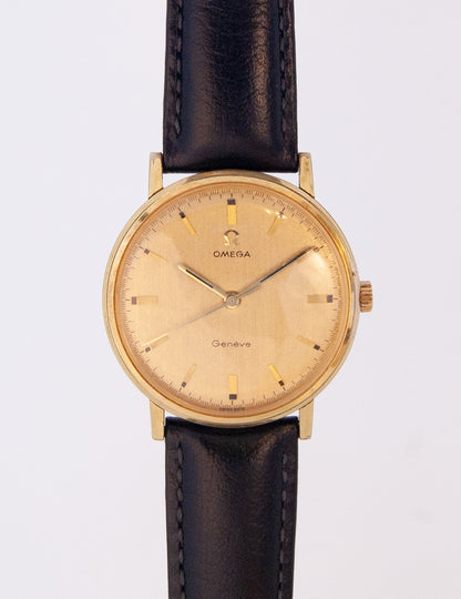 Omega Geneve Brushed Gold