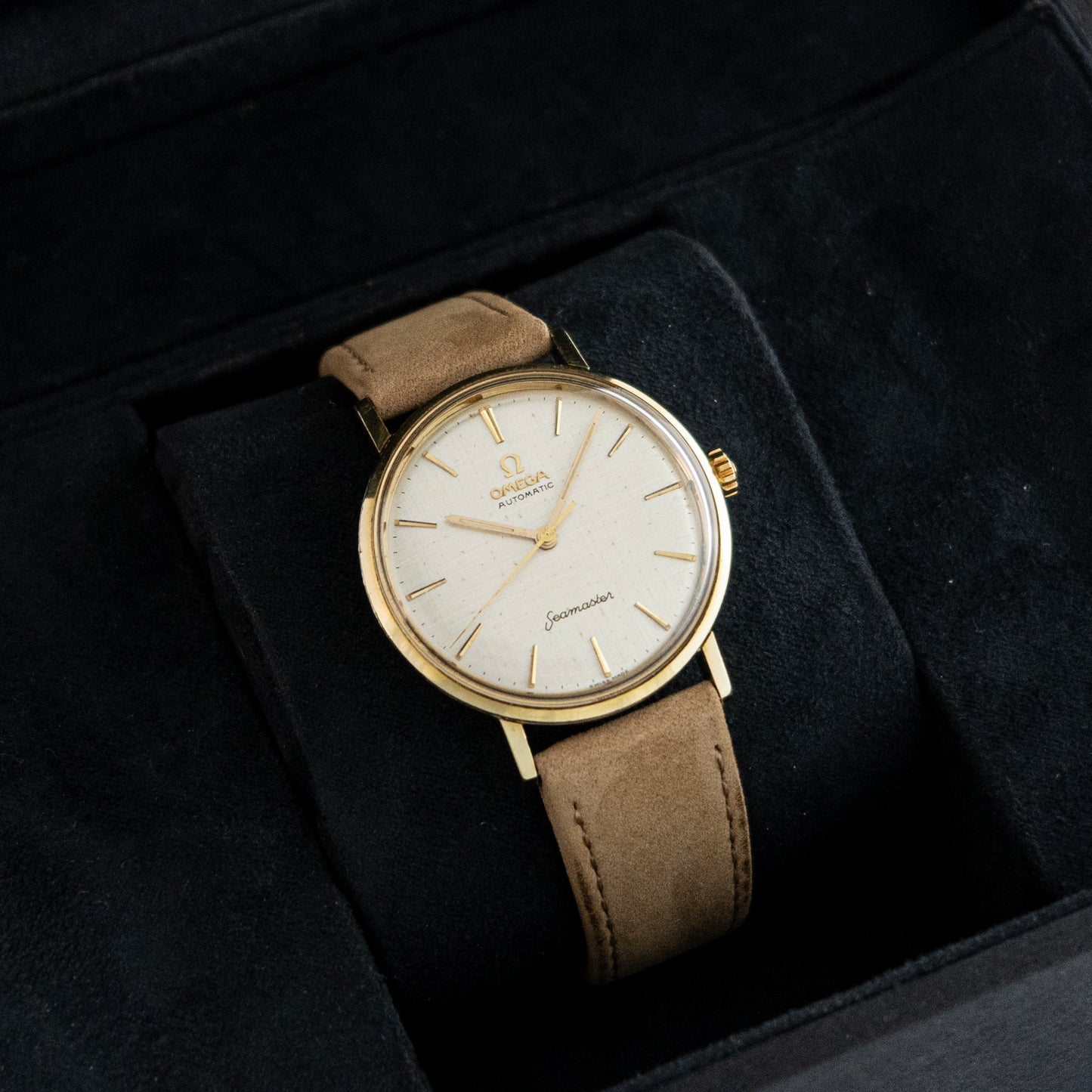 Omega Seamaster Linen Gold Cap